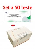 Set x 50 Teste rapide COVID-19, 25 Antigen (Nazo) + 25 IgG/IgM Elvetia- Individuale